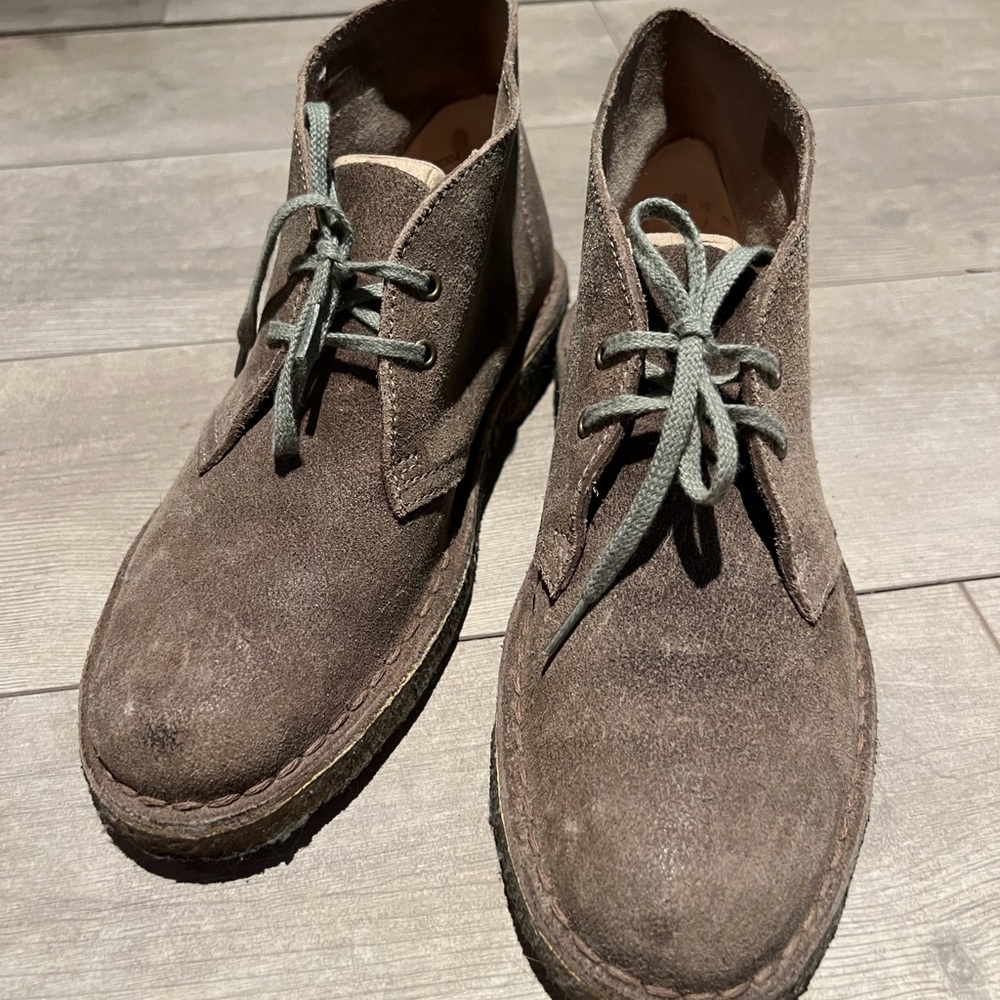Clarks Suede Chukka Boots in Brown